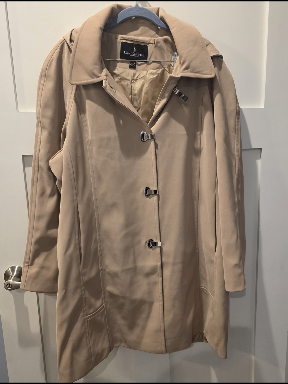 London Fog Women's Beige Trench Coat
